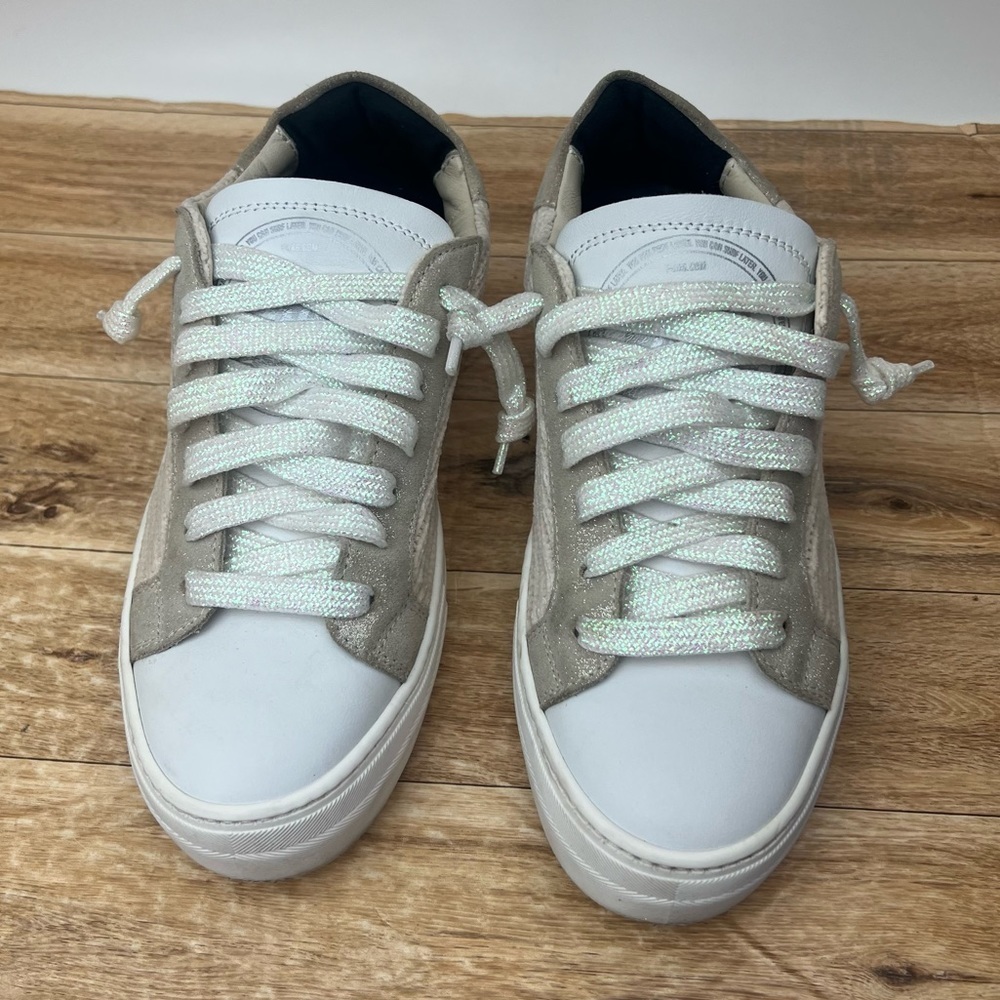P448 Thea Platform low top Pachi Sneaker sz 9
